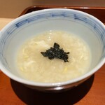 銀座 しのはら - 鍋出汁で作った雑炊