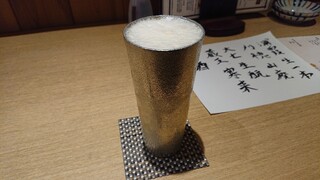 Washuwashokumitsukura - 一杯目の生ビール