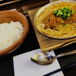 淡路島カレー&琉球卵とじ丼 - 