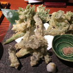 葱ぼうず - 山菜の天ぷら