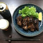 キリマン酒店 - 浅間名水 プレミアム・ダークのアテは "スペアリブ"