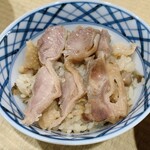 手打 親鶏中華そば 綾川 - 鶏小丼