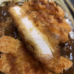 インデアンカレー - トンカツは、揚げたてで美味いです