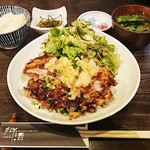 郷酒 - とりから定食“ねぎソース”