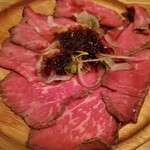 焼肉 福 - サービスのローストビーフ