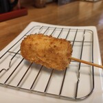 串あげ処 楽 - ポテトベーコン