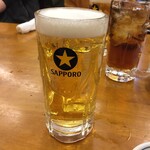 市場食堂 駅前 - 生ビール