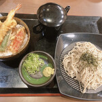 極楽湯 - 天丼セット1,080円