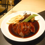 ビストロカラト - ハーフコース 2310yenオープン記念価格（ステーキフリット）