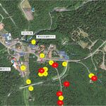 森の雫 RIN - 白金温泉源泉地図。大雪山白金観光ホテル(北海道美瑛町)食彩品館.jp作成。禁再利用
