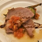 ラ・パランツァ - 国産豚肉のロースト　アリスタ バルサミコソースとケッカソース