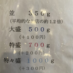 本格手打うどん 大河 - 【２０２１年１月】メニュー案内