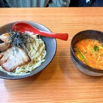 國丸 - 辛味噌つけ麺 大盛り