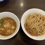 らーめんONE - 海老つけ麺 中盛 300g 880円^ ^ 今年もよろしくお願いします♪