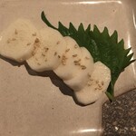 Nihonshu Sakaba Fukushima Suicchi - 山芋わさび漬け