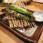 Nihonshu Sakaba Fukushima Suicchi - そら豆の炭焼き