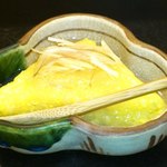 割烹　船生 - とうもろこしを使った先付