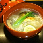 割烹　船生 - 椀ものは松茸と鮎を炙ったのが入って香りがＧＯＯD！