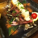 博多 寿司炉ばた 一承 - 牛さがりのおろしポン酢