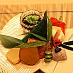 日本料理　百屋 - 8月の前菜（八寸）