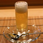 日本料理　百屋 - デザート①ビールのゼリー
