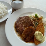 Gasuto - 日替わりハンバーグランチ(2012/08/27撮影)