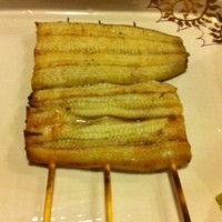 明神下 神田川 本店 - 白焼きはワサビ醤油で。