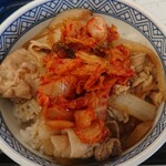 吉野家 - キムチ豚丼。