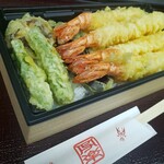 写楽 - テイクアウト　大海老天重￥1300