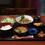 Kotobukiya - 漬けマグロ納豆ばくだん定食