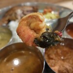對馬流 南インド系辛口料理店 タリカロ - 海老！リフトアップ！！