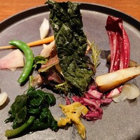 薪焼 銀座おのでら - 畦田さんの季節の野菜のサラダ