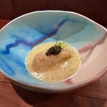 セルサルサーレ - 熟成させた平目のムニエル 白ワインソース キャビアとクレソンの新芽