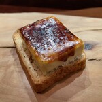 セルサルサーレ - フォアグラのブリュレとエスプレッソの食パン
