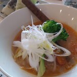 くるみの木 - 麦味噌のシチュー。ほのかピリから