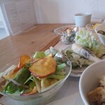 くるみの木 - これもさつま芋めちゃいいアクセント。さつま芋のサラダ。