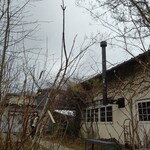 くるみの木 - 庭と、外観。