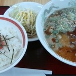 元祖タマユラーメン - ラーメンセット