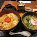 Torimikura - 究極の親子丼とミニ丸鶏らーめんセット