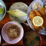 みやこや - 白身魚フライ定食  1400円