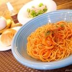 Kitchen cammy - 2020年10月　パスタセット（アマトリチアーナ）【ドリンク付きで税込1050円】