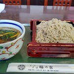 福乃家 - かも汁せいろ蕎麦 大盛(¥1,450＋¥220)