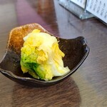 福乃家 - サービスの白菜お新香