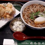 味奈登庵  - 海鮮かき揚げ蕎麦　760円