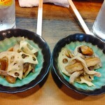 もつ焼 まるい - お通し