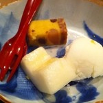 炭火割烹 蔓ききょう - 5000円近江牛コースのデザート