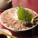 Excellent! Fatty beef tongue sashimi