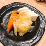 北新地ぎょうざ家 - 漬物