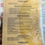 Miss Marple's Tearoom - メニュー