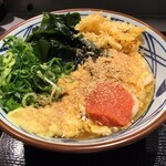 丸亀製麺 - 色々とのせると豪華になりました
